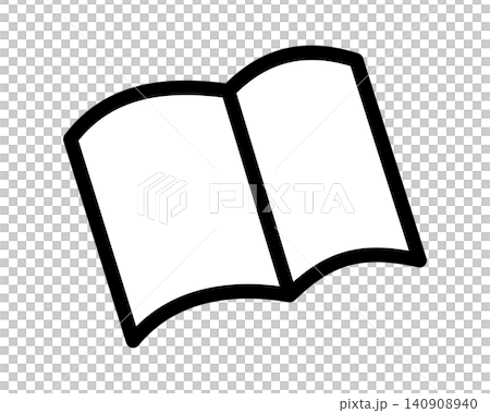 地図で図書館を示す地図記号アイコンイラスト素材 140908940