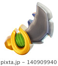 Pirate Sword 3D Render Icon, Fantasy Weapon Illustration Pirate Sword 3D Render Icon, Fantasy Weapon Illustration 140909940