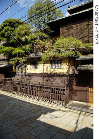 京都祇園街並み風景 京都祇園街並み風景 140909975