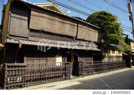 京都祇園街並み風景 京都祇園街並み風景 140909985