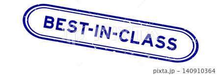 Grunge blue best-in-class word rubber seal stamp on white background Grunge blue best-in-class word rubber seal stamp on white background 140910364
