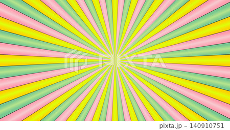 Abstract Pastel Multicolor Sunburst Background 140910751