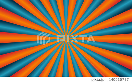 Abstract Orange Blue Sunburst Background Abstract Orange Blue Sunburst Background 140910757