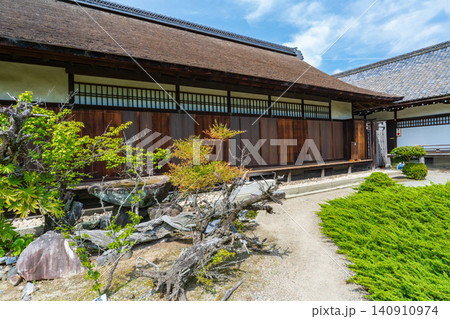京都市山科区 勸修寺 書院とハイビャクシン 京都市山科区 勸修寺 書院とハイビャクシン 140910974