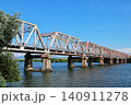 淀川に架かる赤川鉄橋（大阪） 140911278
