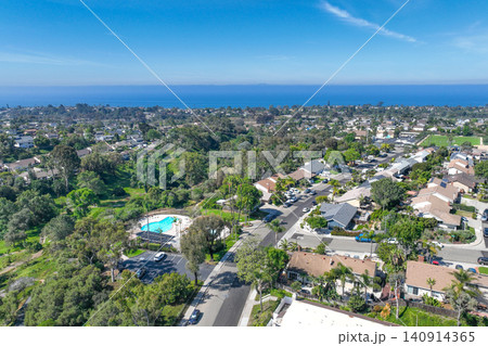 Aerial view Cardiff, is a beach community in the incorporated city of Encinitas in San Diego County, California Aerial view Cardiff, is a beach community in the incorporated city of Encinitas in San Diego County, California 140914365