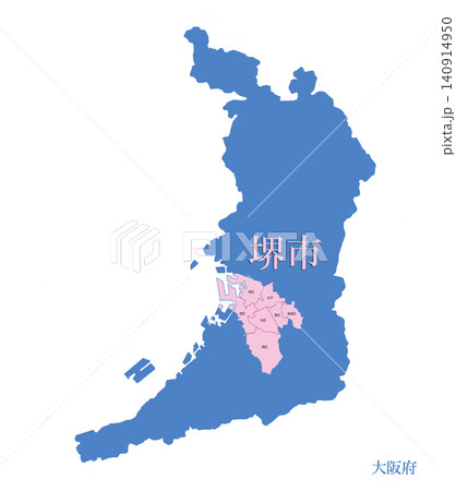 政令指定都市　行政区のある都市　堺市　全区 140914950