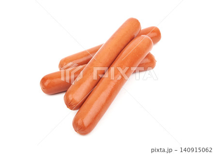 Fresh sausages isolated Fresh sausages isolated 140915062