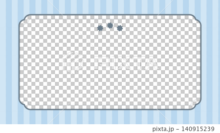 A refreshing floral frame in shades of blue. A refreshing floral frame in shades of blue. 140915239