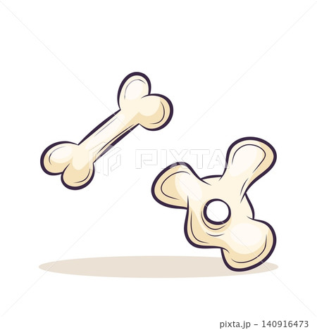 Vector illustration of dinosaur bones Vector illustration of dinosaur bones 140916473