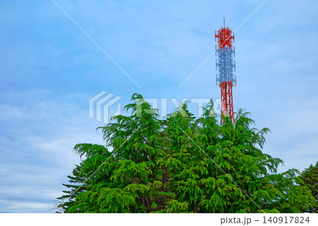 足羽山テレビ送信所 FBC福井放送 FBCあすわFM 鉄塔 足羽山テレビ送信所 FBC福井放送 FBCあすわFM 鉄塔 140917824