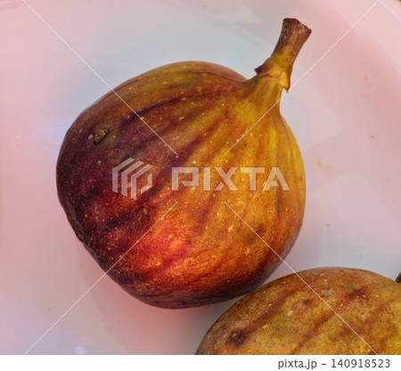 Single Ripe Common Fig with Natural Skin Texture Single Ripe Common Fig with Natural Skin Texture 140918523