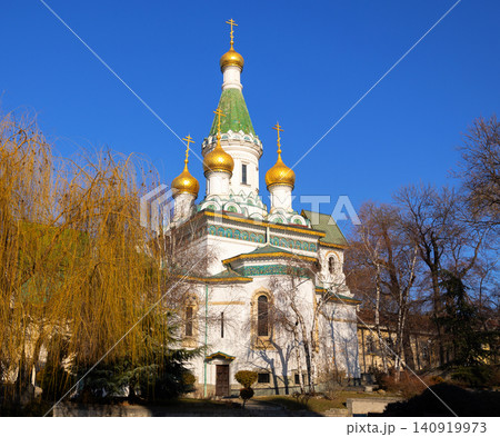 View of Church of St. Nicholas the Wonderworker in Sofia View of Church of St. Nicholas the Wonderworker in Sofia 140919973