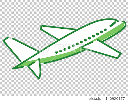 Stylish flat design airplane / vector illustration material Stylish flat design airplane / vector illustration material 140920177