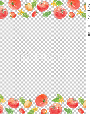 Watercolor Tomato Frame Watercolor Tomato Frame 140921925