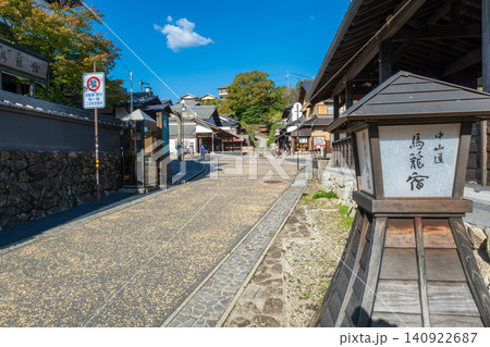 中山道 馬籠宿の風景 中山道 馬籠宿の風景 140922687