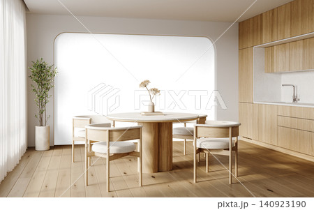 modern kitchen room with wooden parquet modern kitchen room with wooden parquet 140923190