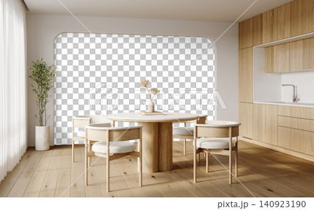 modern kitchen room with wooden parquet modern kitchen room with wooden parquet 140923190