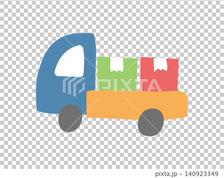 Cute truck illustration Cute truck illustration 140923349