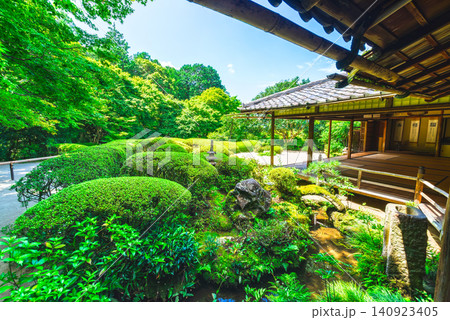夏の京都 詩仙堂 詩仙の間と庭園 夏の京都 詩仙堂 詩仙の間と庭園 140923405