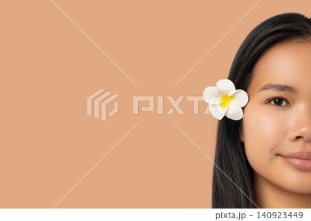 Woman enjoys spa treatment while taking care of her skin Woman enjoys spa treatment while taking care of her skin 140923449