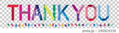 THANKYOUカラフル-赤 140924330
