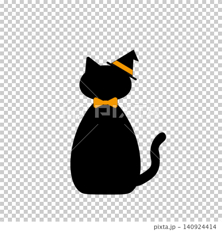 Vector illustration of black cat Vector illustration of black cat 140924414