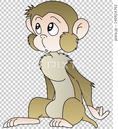 Hand-drawn animal illustration ☆ Monkey Hand-drawn animal illustration ☆ Monkey 140924762