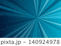 青い水の底をイメージした抽象的な背景グラデーションと光のドット模様 140924978