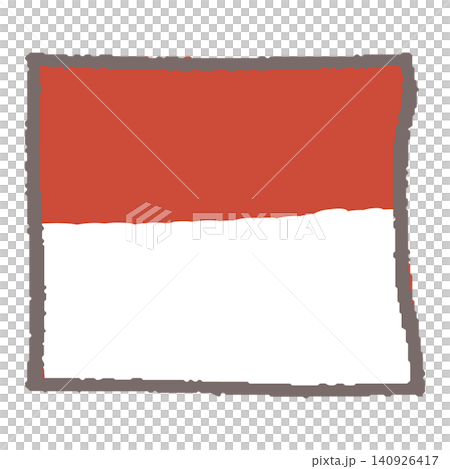 Hand-drawn flag of the Principality of Monaco Hand-drawn flag of the Principality of Monaco 140926417