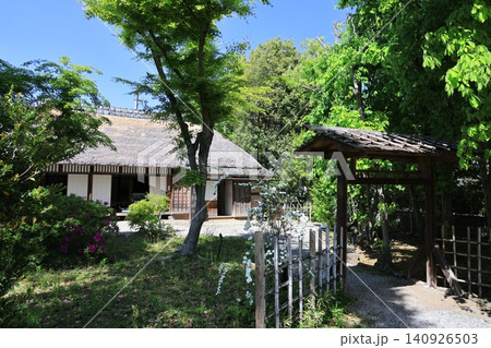 群馬県舘林市の田山花袋生家の建物 群馬県舘林市の田山花袋生家の建物 140926503