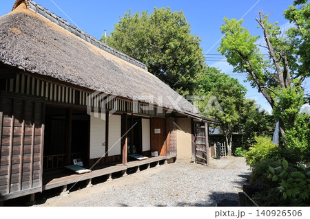 群馬県舘林市の田山花袋生家の建物 140926506
