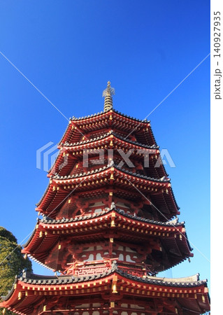 川崎大師・八角五重塔・2 川崎大師・八角五重塔・2 140927935