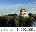 相模国 小田原城天守閣 遠景 140928991