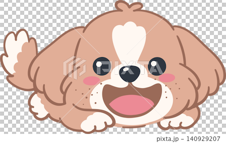 Dog Illustration Cute Shih Tzu Character Dog Illustration Cute Shih Tzu Character 140929207