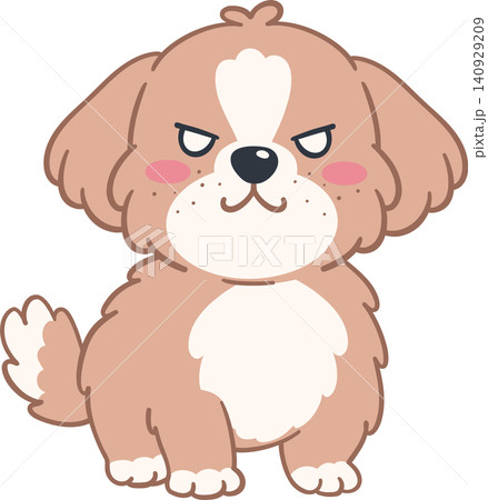 Dog Cute Animal Sticker Illustration Dog Cute Animal Sticker Illustration 140929209