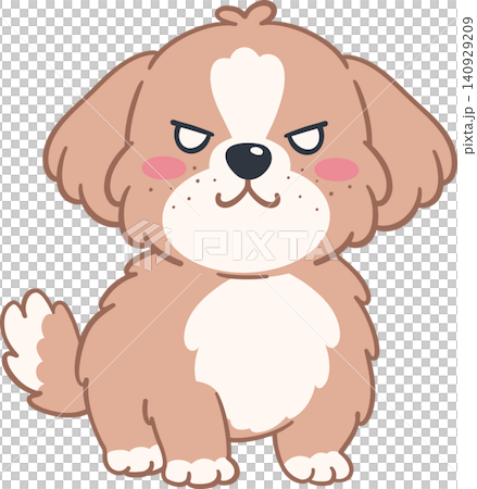 Dog Cute Animal Sticker Illustration Dog Cute Animal Sticker Illustration 140929209