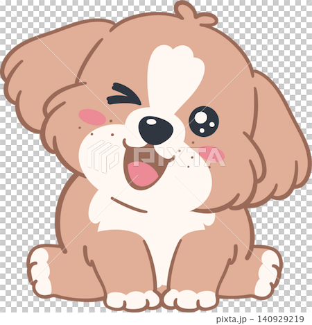 Dog Character Pastel Animal Design Dog Character Pastel Animal Design 140929219