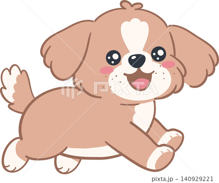 Dog Cartoon Fluffy Puppy Art Dog Cartoon Fluffy Puppy Art 140929221