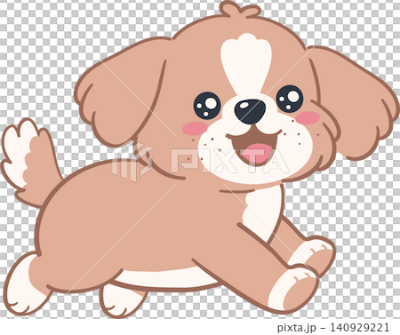 Dog Cartoon Fluffy Puppy Art Dog Cartoon Fluffy Puppy Art 140929221