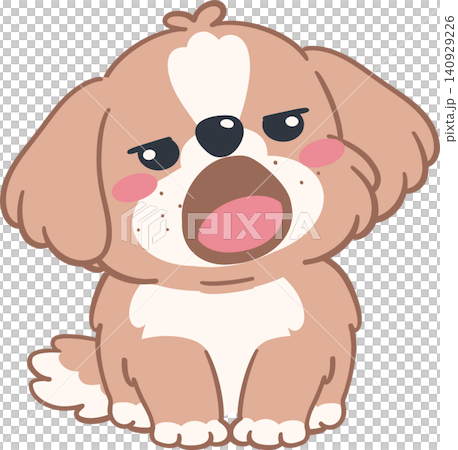 Dog Cartoon Adorable Puppy Illustration 140929226