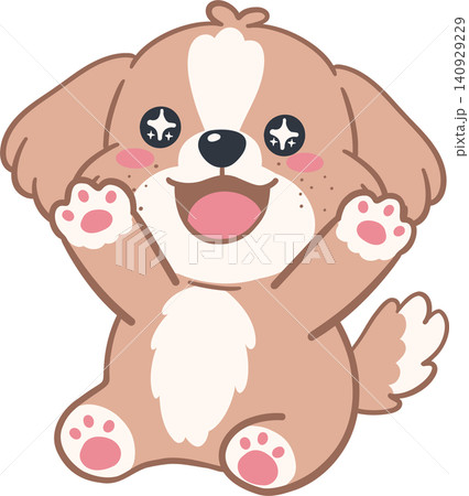 Dog Character Happy Puppy Art Dog Character Happy Puppy Art 140929229