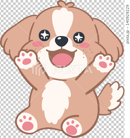 Dog Character Happy Puppy Art Dog Character Happy Puppy Art 140929229