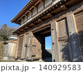 復元された水戸城 大手門 斜景 140929583