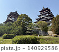 伏見桃山城 天守閣と小天守 140929586