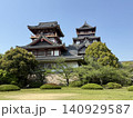 伏見桃山城 天守閣と小天守 140929587