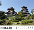 伏見桃山城 天守閣と小天守 140929588