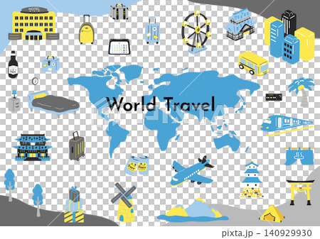 海外旅行のイラスト 海外旅行のイラスト 140929930