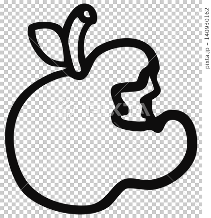 Hand drawn bite apple outline for kid colouring book, art, painting, healthy snack, fruit, food, people, diet, exercise, sport, lifestyle, grocery shopping, supermarket, breakfast, light lunch, vegan Hand drawn bite apple outline for kid colouring book, art, painting, healthy snack, fruit, food, people, diet, exercise, sport, lifestyle, grocery shopping, supermarket, breakfast, light lunch, vegan 140930162