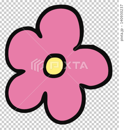 Hand drawn pink flower cartoon for floral print, sticker, nature, garden, spring, summer vibes, plants, tree, blossom, blooming, home backyard, picnic, park, outdoors, home, house, cute patch, pin Hand drawn pink flower cartoon for floral print, sticker, nature, garden, spring, summer vibes, plants, tree, blossom, blooming, home backyard, picnic, park, outdoors, home, house, cute patch, pin 140930237